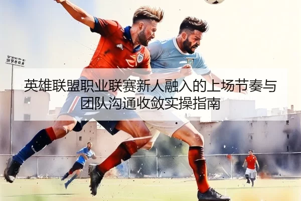 英雄联盟职业联赛新人融入的上场节奏与团队沟通收敛实操指南